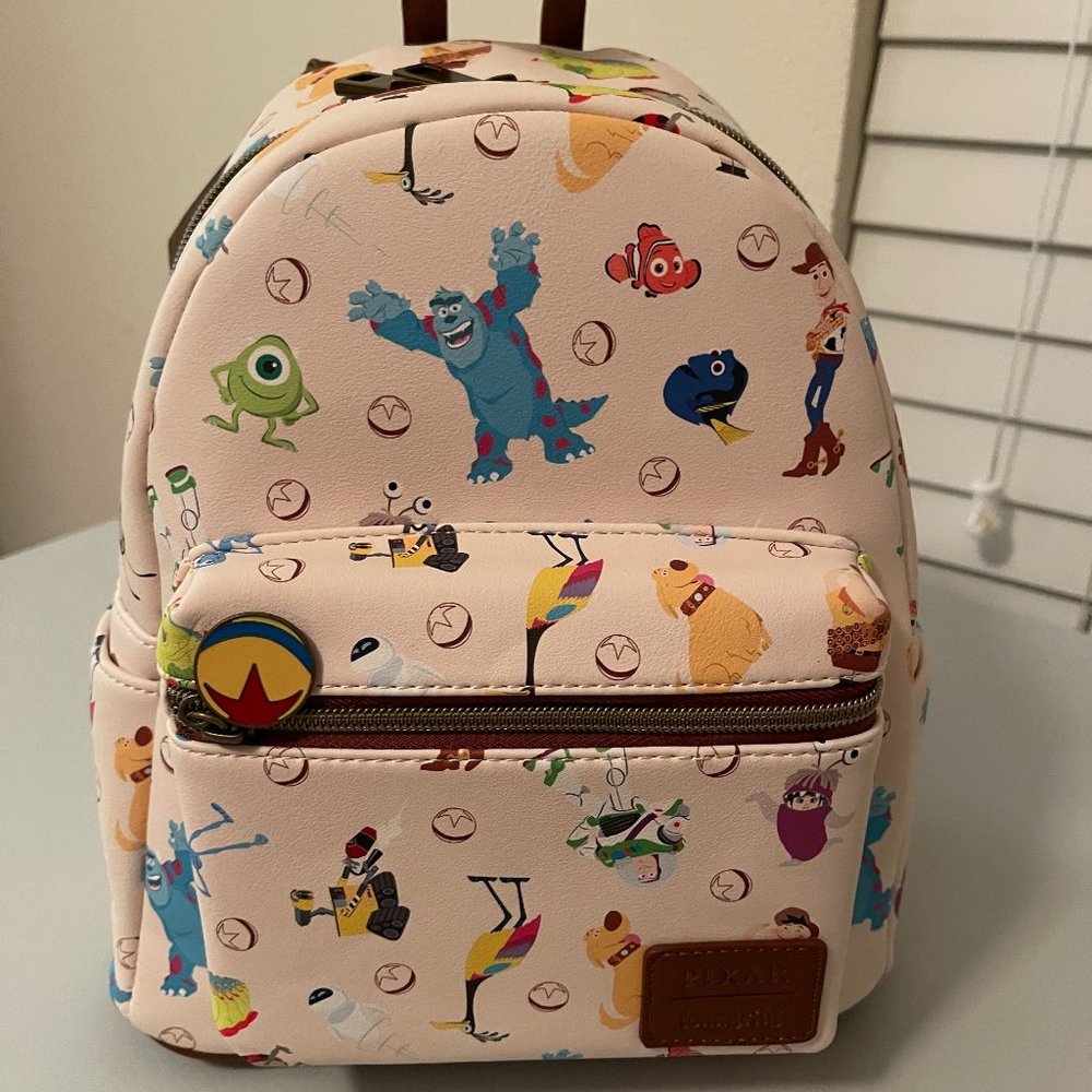 Loungefly Disney Pixar 25th Anniversary Icons Mini Backpack